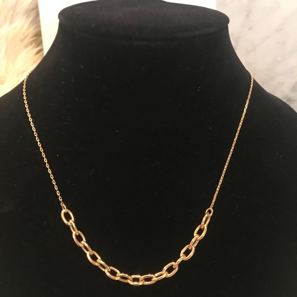 Kate Spade ♠️ Simple Gold Link Chain Necklace - Picture 2 of 6